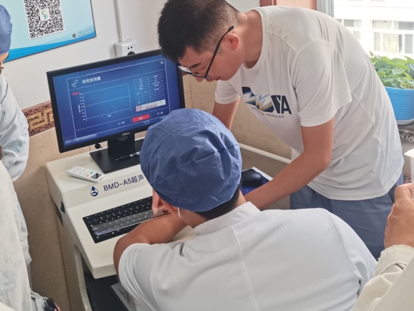 首都医科大学附属北京中医医院引入徐州尊龙凯时超声骨密度仪，助力骨骼健康保障